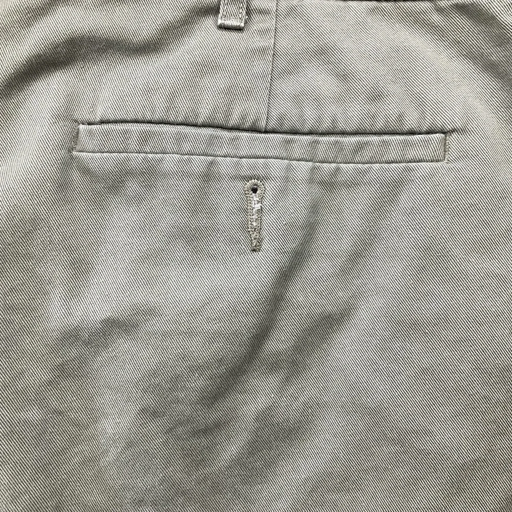 J Crew The Driggs Chino Pants Mens 34X34 Green Slim Tapered Flat Front Casual 23